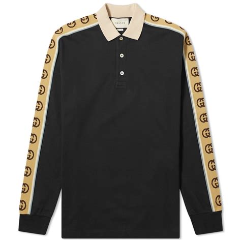 brown gucci shirts|Gucci lace polo shirt.